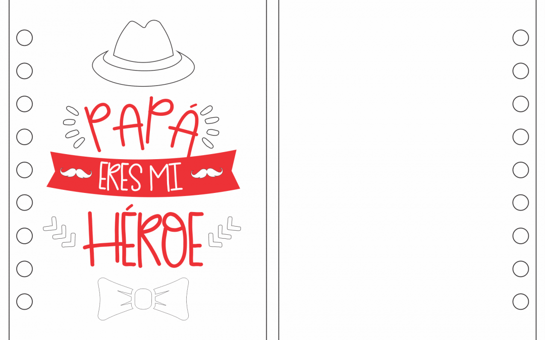 Libreta «Papá eres mi héroe»