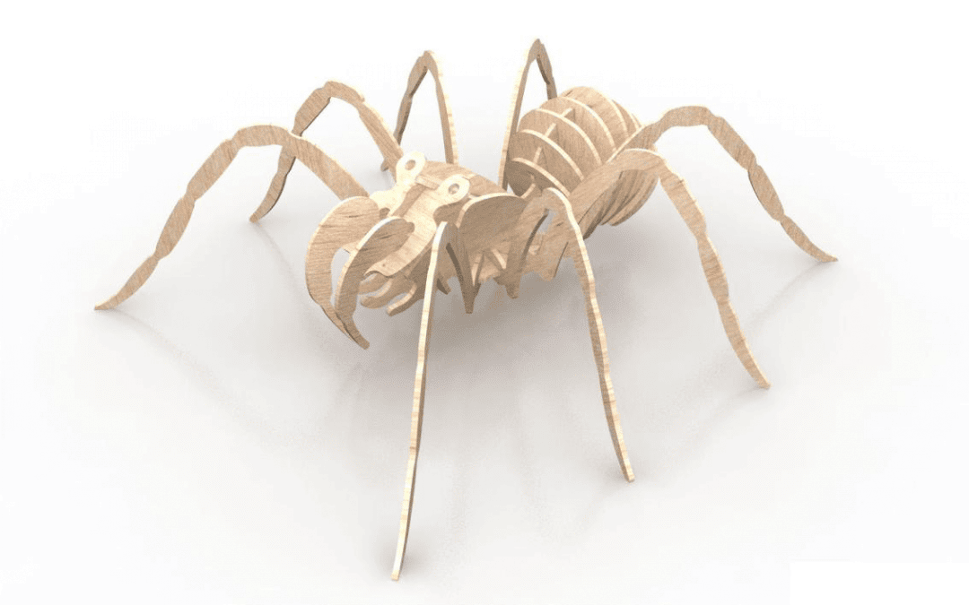 Araña armable 3D