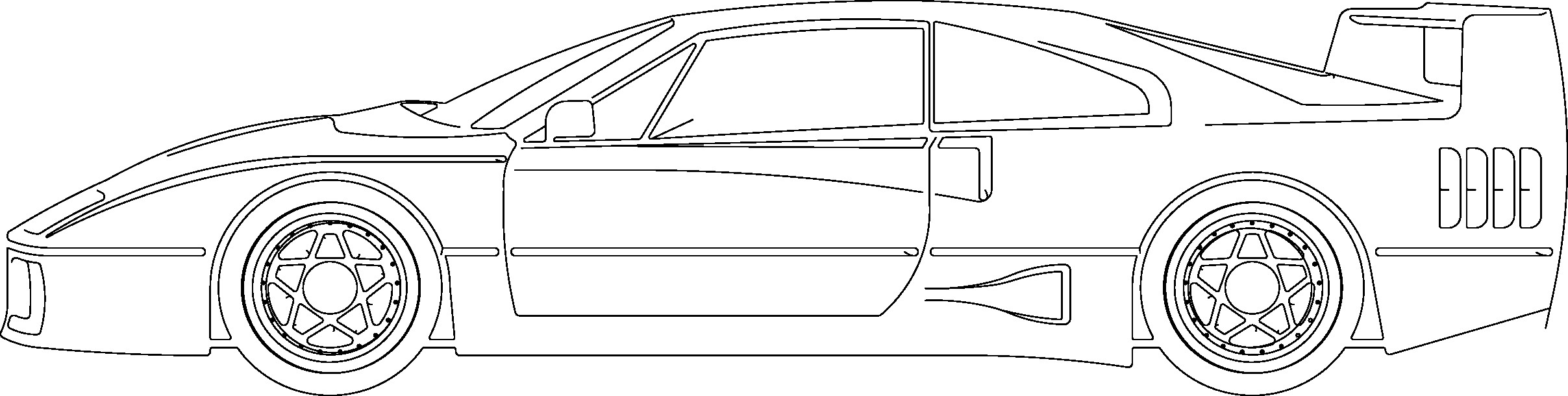 vector descargable para reproducir un auto deportivo.