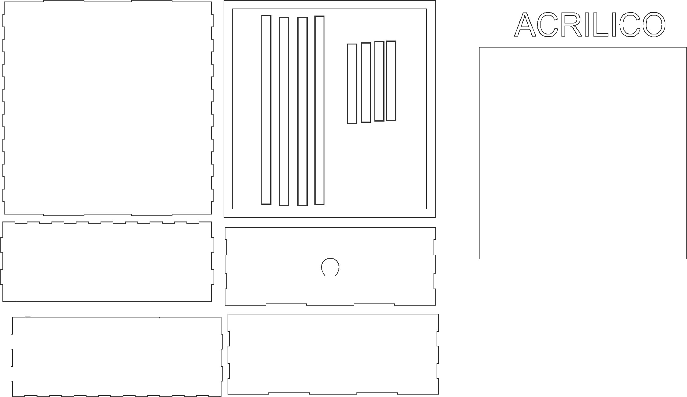 Te compartimos un vector descargable para reproducir un corte caja. Utiliza tu máquina de corte CNC para la realización de este proyecto.