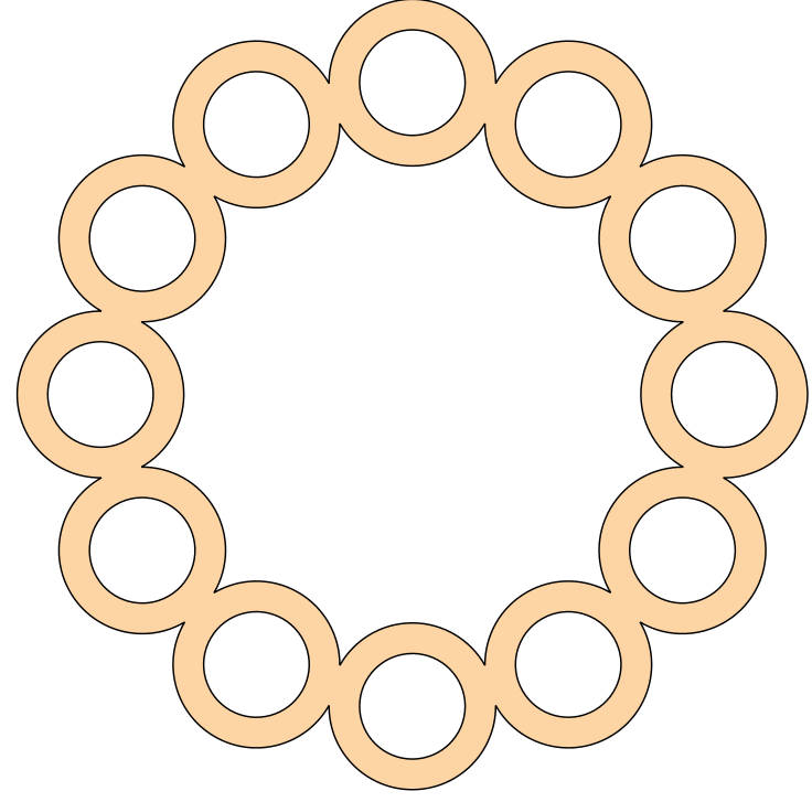 Te compartimos un vector descargable para reproducir un marco para espejo. Utiliza tu máquina de corte CNC para la realización de este proyecto.