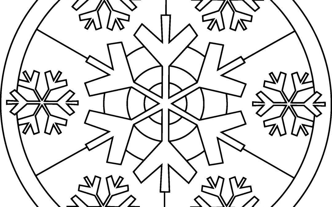 Mandala «Copo de nieve»