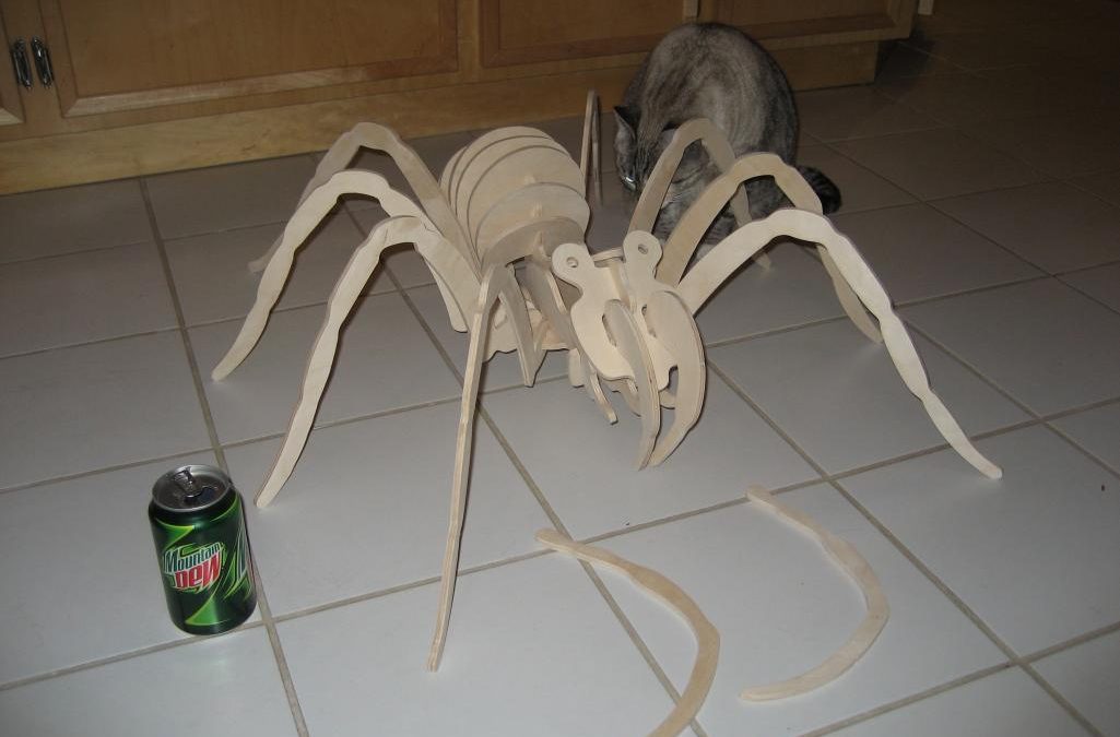 Rompecabezas 3D araña