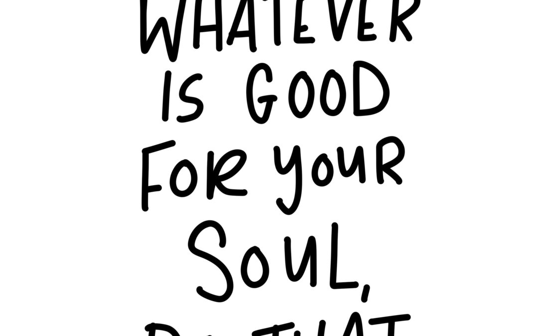 Frase «Whatever is good»